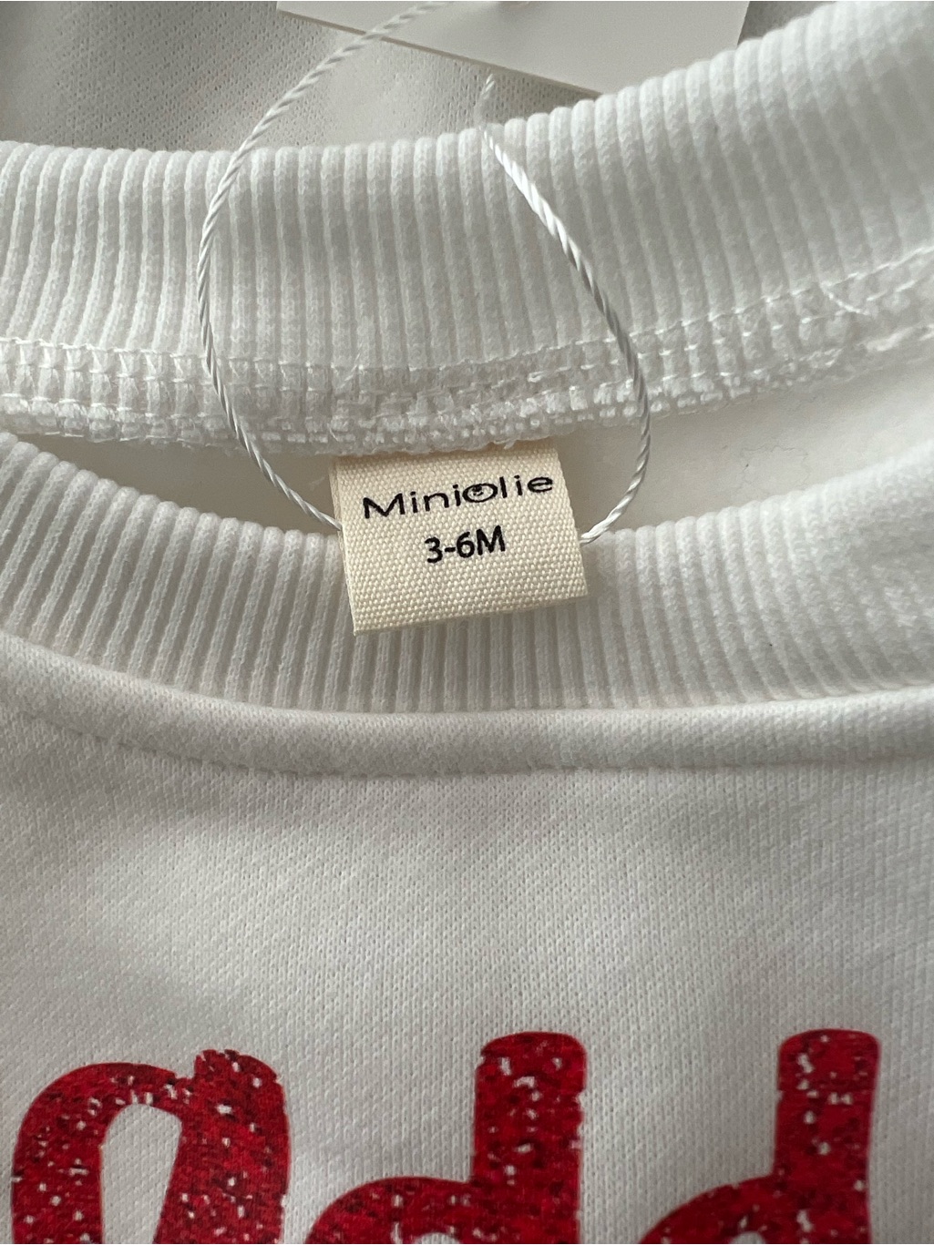 White Kids Sweatpants & Top - Valentine 'Daddy Is My Valentine' Set — image 3 of 3